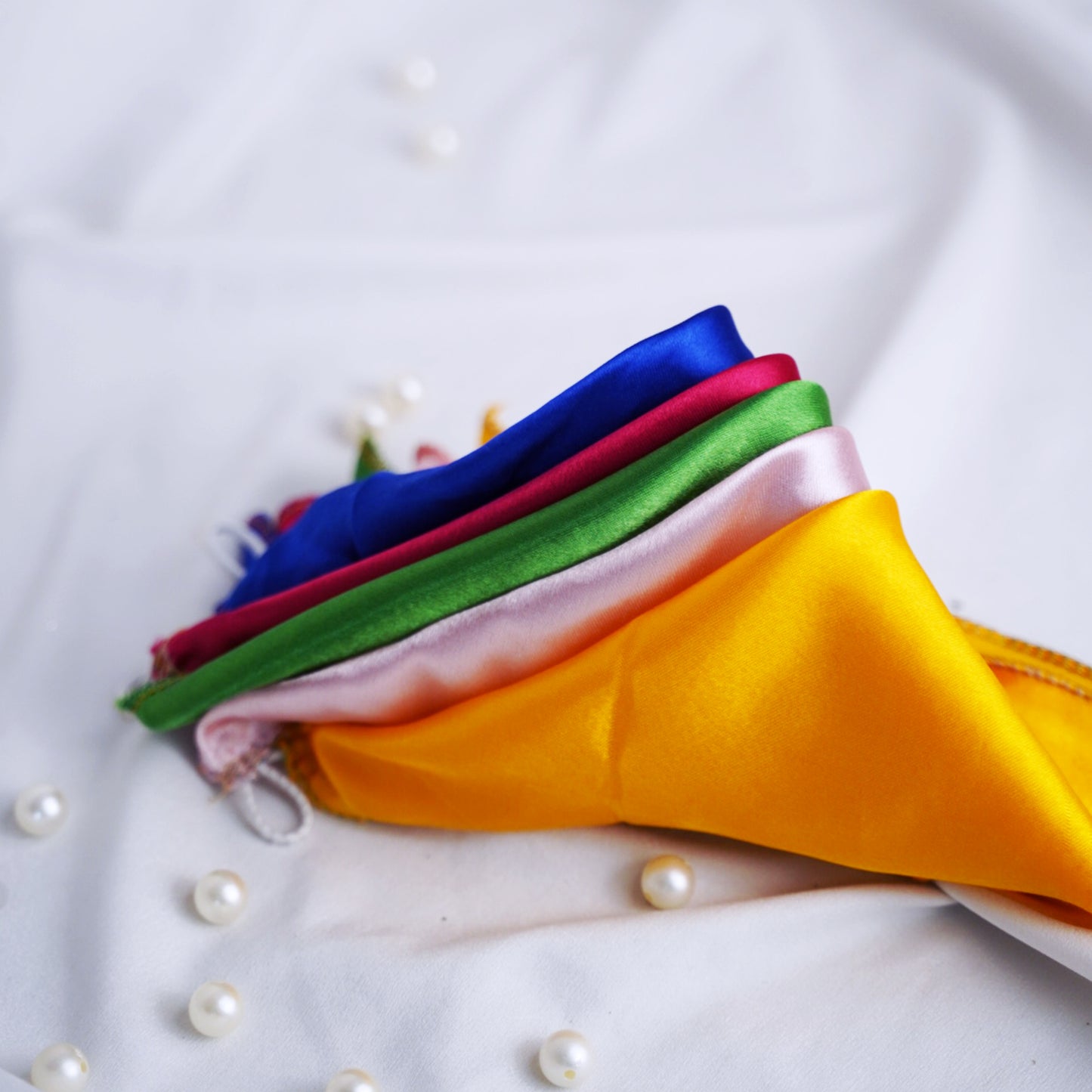 Traditional Rumal Dance Handkerchiefs - Set of 6