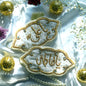 White Fancy Ya Ali & Ya Fatima Embroidered Imam Zamin