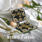 Ya Ali Ya Fatima embroidered velvet imam zamin.