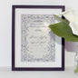 Personalized Nikah Nama Frame - 6BD