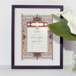 Personalized Nikah Nama Frame - 9BD