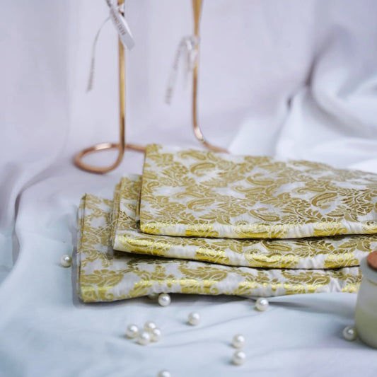 Premium White Banarsi Shawl For Nikah Ceremony