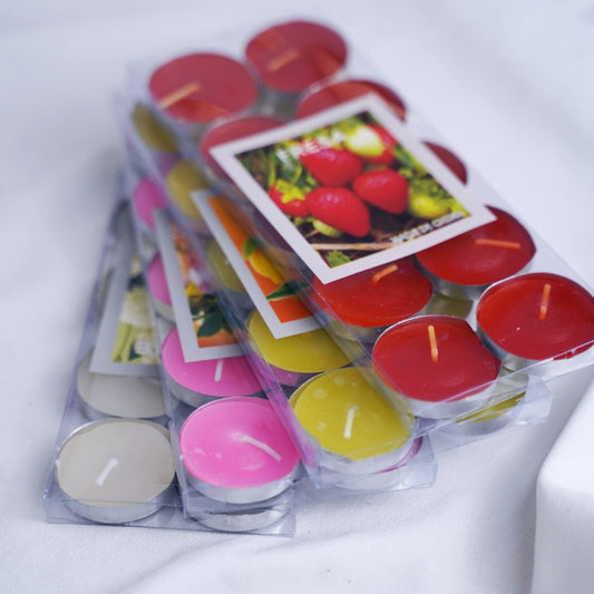 Scented Tealight Candles -  Pack Of 10
