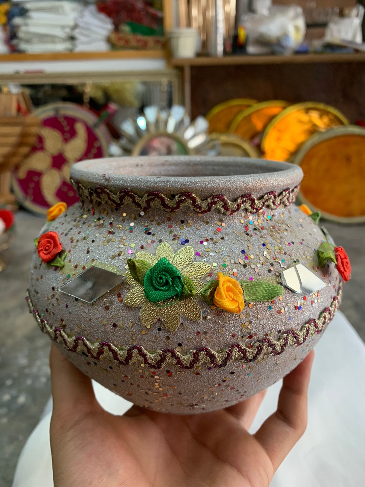 Decorated Matka